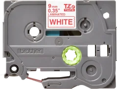 BROTHER TZE-222 červená na bielom 9 mm