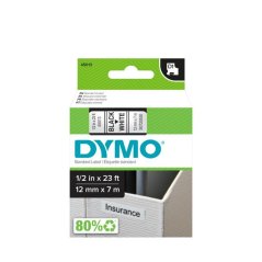 DYMO páska D1 12mm x 7m, čierna na bielej S0720530