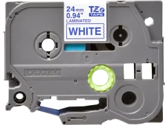 BROTHER TZE-253 modrá na bielej 24 mm