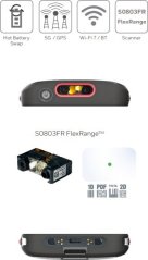 Honeywell CT70: WIFI7/6E, 8GB/128GB, FlexRange Engine-Green Laser, Extended Battery, GMS