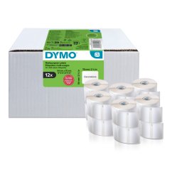 DYMO špeciálne balenie 12x štítky multifunkčné, biely papier, 70x54mm 2234185