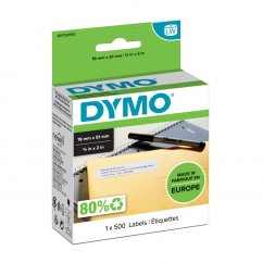 DYMO multifunkčné štítky, biely papier, 51x19mm S0722550