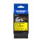 Zmršťovacia bužírka BROTHER HSe631E čierne písmo, žltá bužírka TUBE (11.2mm)