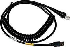 USB kábel, 12V locking, 3m, krútený, 5V hosť powe
