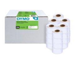 LW promo balení - standardní adresní štítky, bílý papír, 89x28mm / 24 rolí