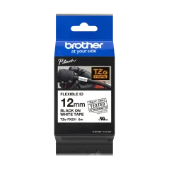 BROTHER TZE-FX231 čierna na bielej flexibilná 12 mm
