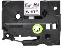 Páska BROTHER TZE-N251 čierny tlač/biely podklad, nelaminovaná, 8m, 24mm
