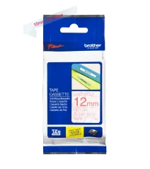 BROTHER TZE-132 červená na priehľadnej 12 mm