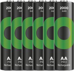 GP Nabíjací bat. ReCyko Pre AA (HR6) 2000mAh - 6ks