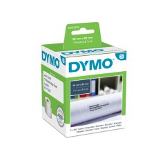 DYMO veľké adresné štítky, biely papier, 89x36mm S0722400