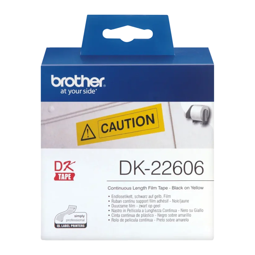 BROTHER DK-22606 (žltá filmová rolka 62 mm)