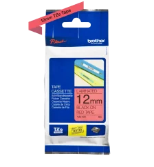 BROTHER TZE-431 čierna na červenej 12 mm