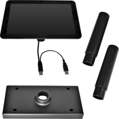 10,1" LCD farebný zákaznícky monitor Virtuos SD1010R, USB, čierny