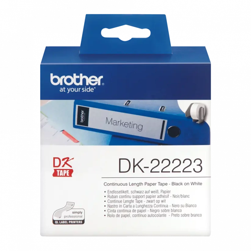 Brother DK-22223 (papírová rolka 50mm)