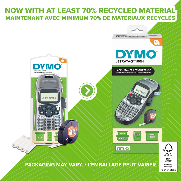 DYMO LetraTag Silver 100H 2174577