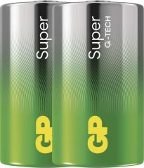 GP Alkalická batéria SUPER D (LR20) - 2ks