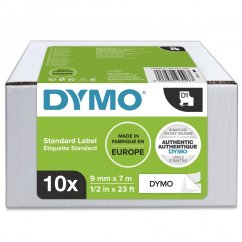 Špeciálne balenie DYMO - 10x páska D1 9 mm x 7m, čierna na bielej