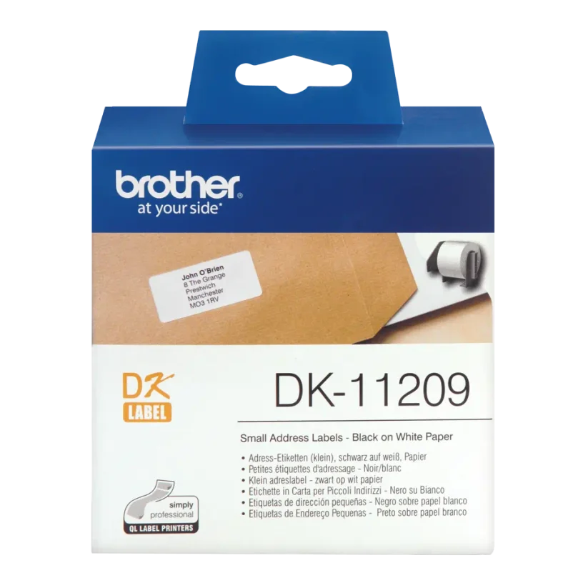 BROTHER DK-11209 29 x 62 mm (papierové / úzke adresy - 800 ks)