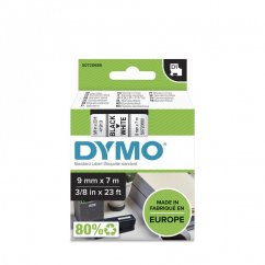 DYMO páska D1 9mm x 7m, čierna na bielej S0720680