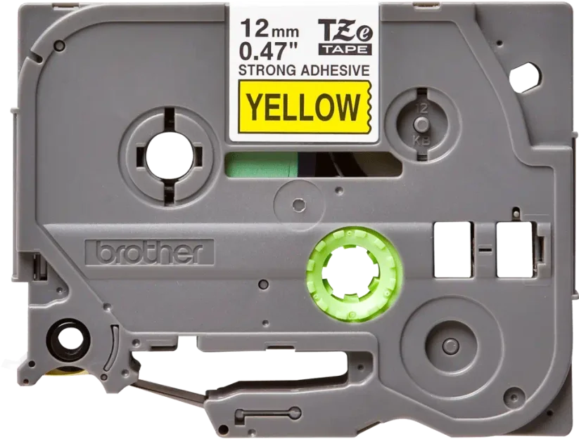 BROTHER TZE-S631 čierna na žltej permenentná 12 mm