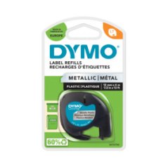 DYMO LetraTag páska metalická 12mm x 4m, stříbrná S0721730