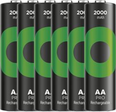 GP Nabíjací bat. ReCyko Pre AA (HR6) 2000mAh - 6ks