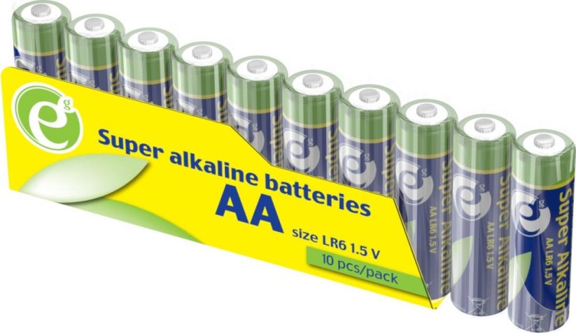 GEMBIRD super alkaline batéria AA 10ks