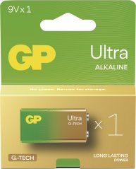 GP Alkalická batéria ULTRA 9V (6LF22) - 1ks