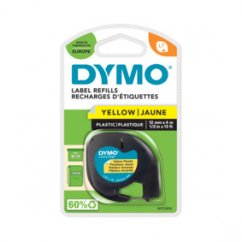DYMO LetraTag páska plastová 12mm x 4m, žltá S0721620