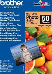 BP71GP50, 50 listov, 10x15cm Premium Glossy, 260g