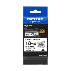 BROTHER TZE-S241 černá na bílé permanentní 18 mm