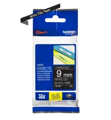 BROTHER TZE-325 biela na čiernej 9 mm