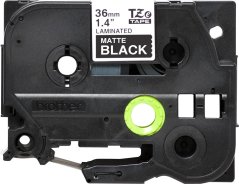Brother TZEM365, bílá/černá, 36mm