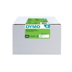 LW promo balení - standardní adresní štítky, bílý papír, 89x28mm / 24 rolí