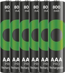 GP Nabíjací bat. ReCyko Pre AAA (HR03) 800mAh-6ks