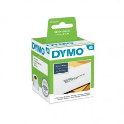 DYMO štandardné adresné štítky, biely papier, 89x28mm S0722370