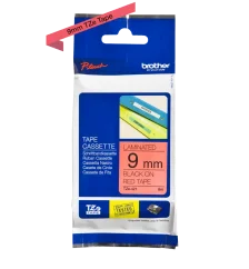 BROTHER TZE-421 čierna na červenej 9 mm