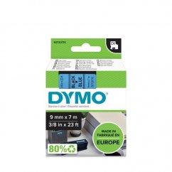 DYMO páska D1 9mm x 7m, čierna na modrej S0720710