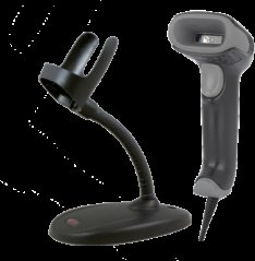 Honeywell Voyager XP 1470g - Disinfectant Ready, 2D, čierny, USB kit, 1,5 m kábel, stojan